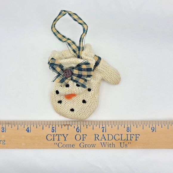 Vintage Christmas Primitive Decorations Handmade Doll Rustic Ornaments Folk Art - Picture 12 of 13